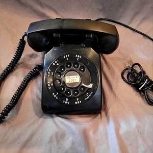 ITT Classic black rotary phone 1950s